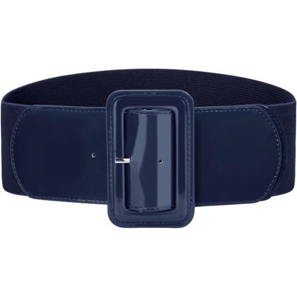 wide stretchy waist belt women elastic vintage belt dress fashion outfit accesso - Picture 1 of 6